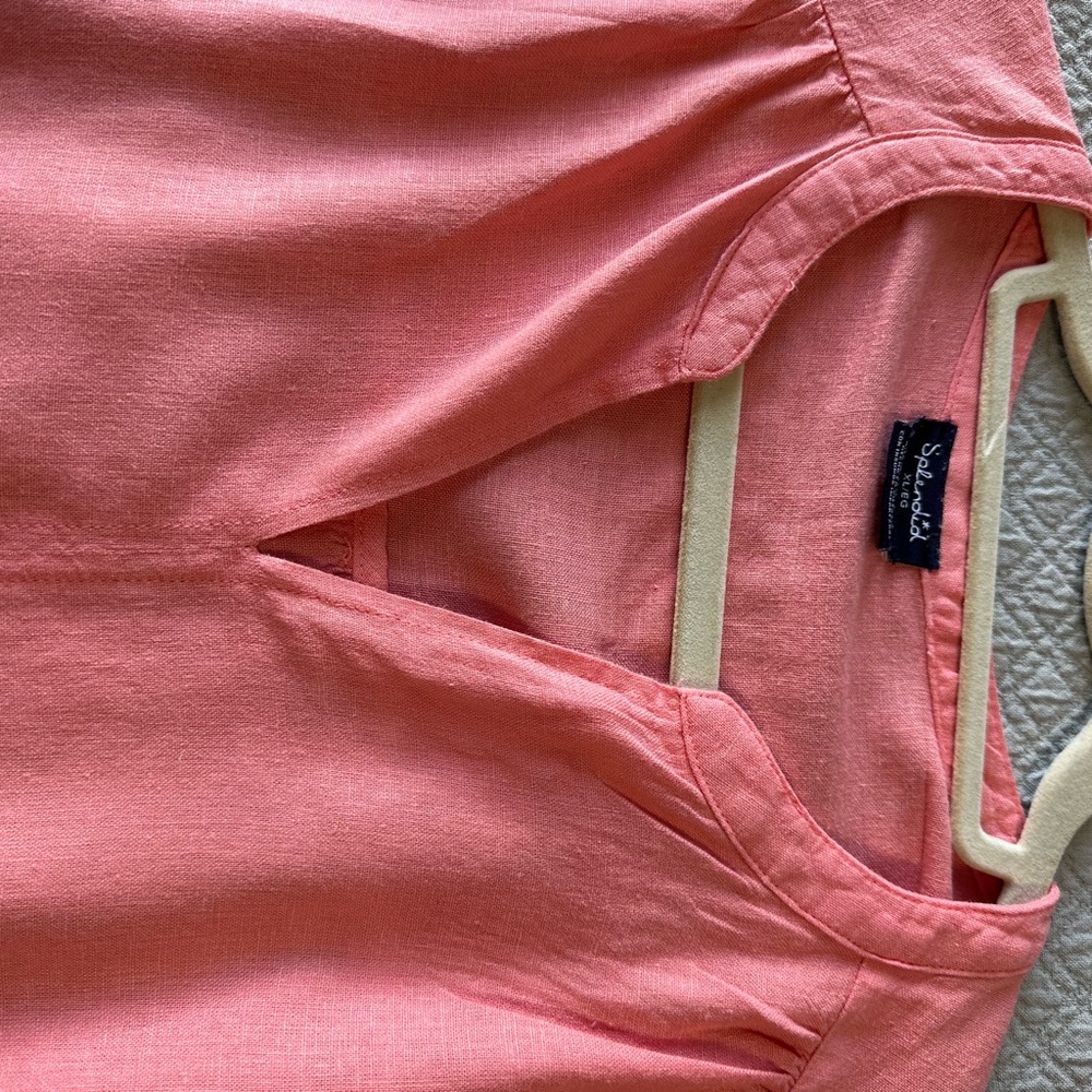 Splendid Pink Cap Sleeve Relaxed Blouse - Picture 5 of 8